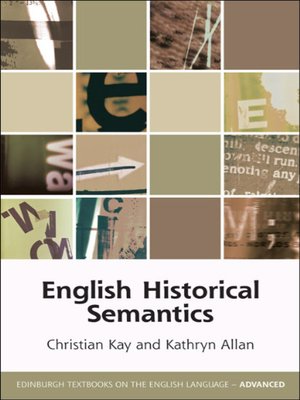 cover image of English Historical Semantics